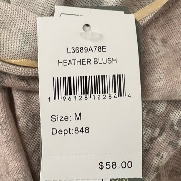 ‼️3 for $35‼️ - Heather Blush Long Sleeve side tie knot Top - (#0618) - Picture 9 of 10